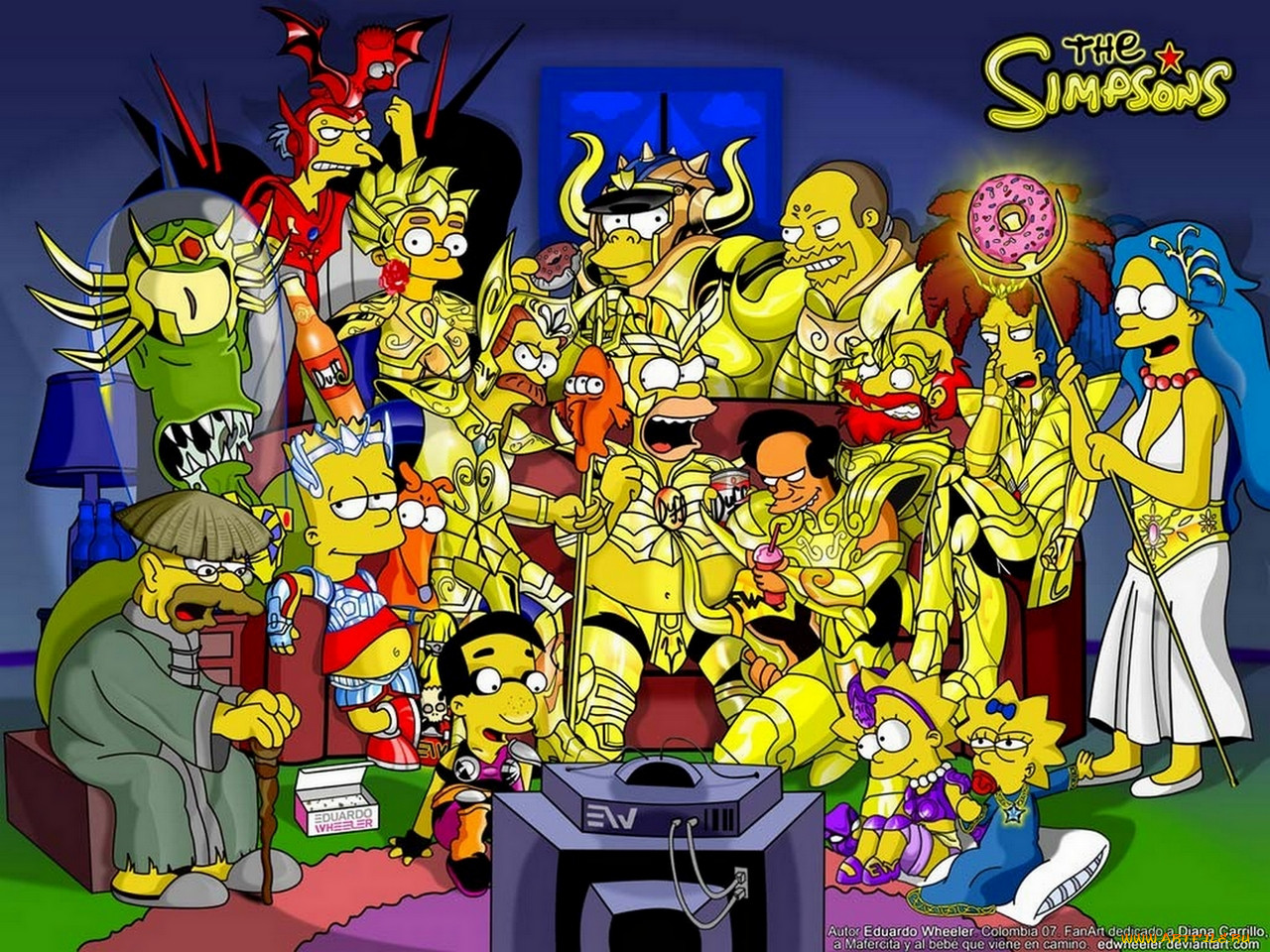 , the, simpsons
